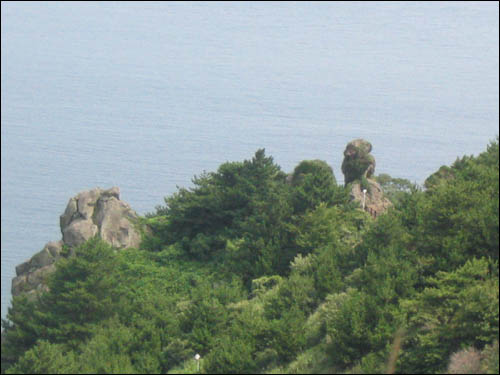 요람에서 무덤까지. 장수산책로가 요람이라면 자살바위는 무덤일 뿐. 